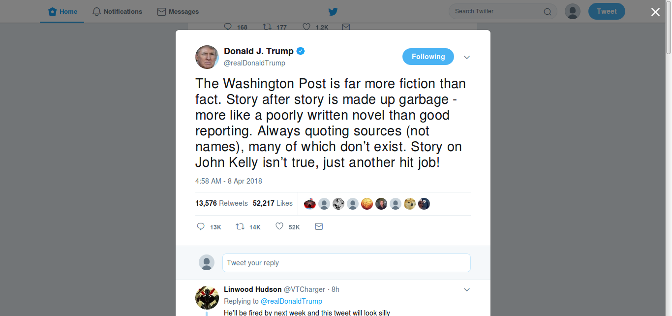 Screenshot-2018-4-8 Donald J Trump on Twitter The Washington Post is far more fiction than fact Story after story is made u[...]
